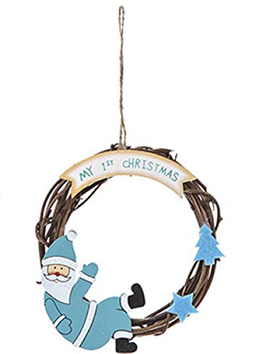 Mini Wreath Christmas Tree Decoration E537