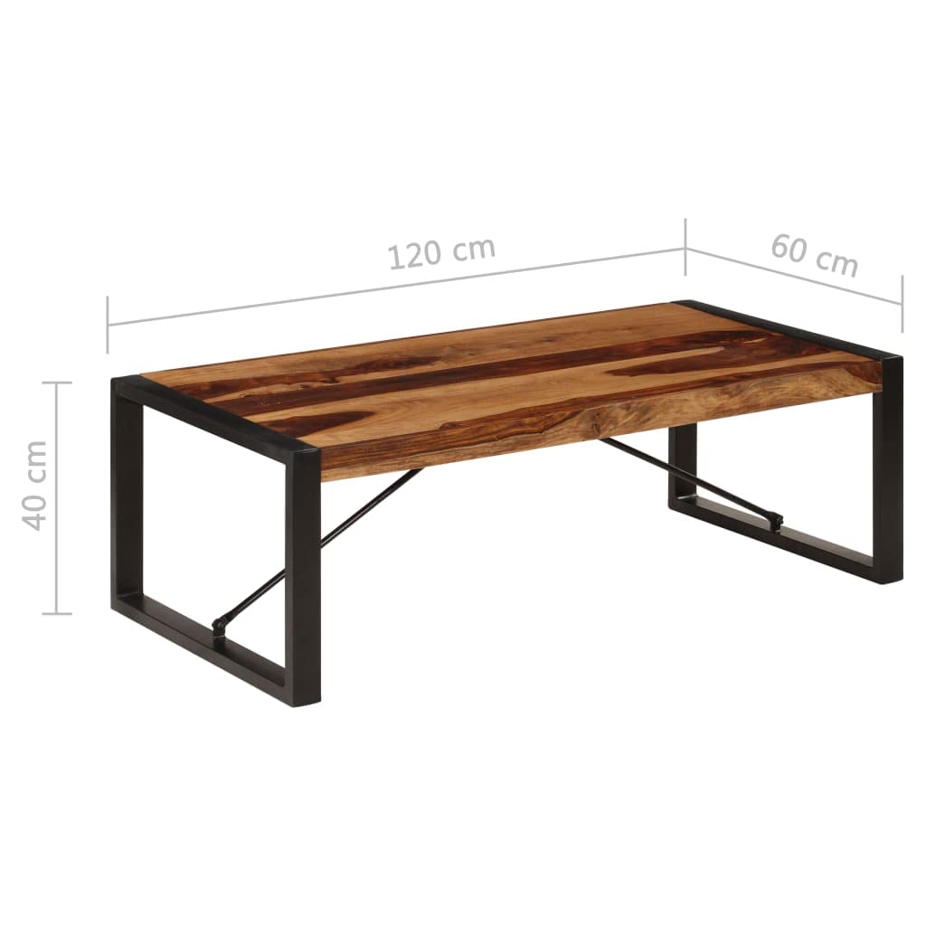 Solid Sheesham Wood Coffee Table Y443171