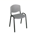 Charcoal Stack Chairs Pack of 4 B582882