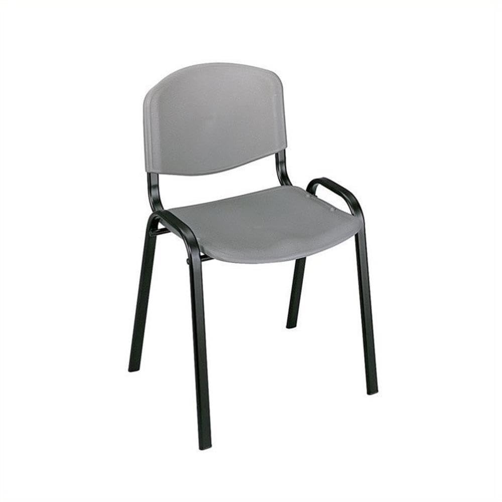 Charcoal Stack Chairs Pack of 4 B582882