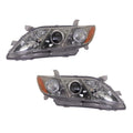 Clear Lens Chrome Housing Projector Headlight Pair X22263