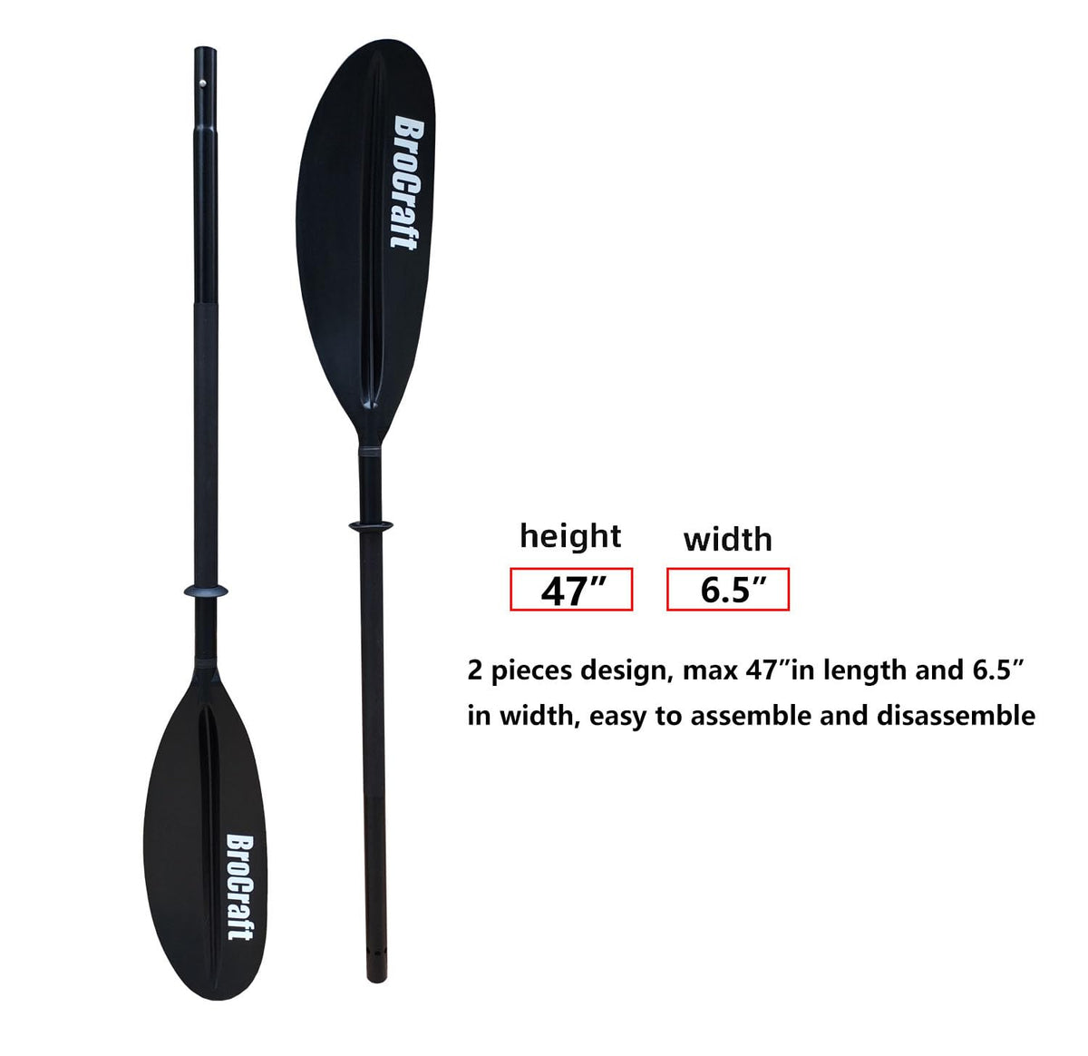 90.5 Inches Kayak Paddles with Paddle Leash V270830