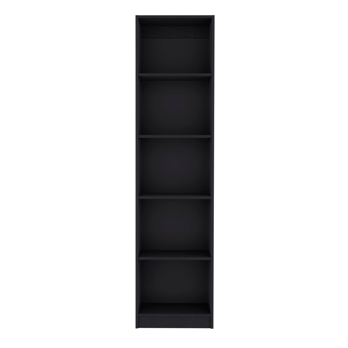 5 Tier Black Bookshelf E195