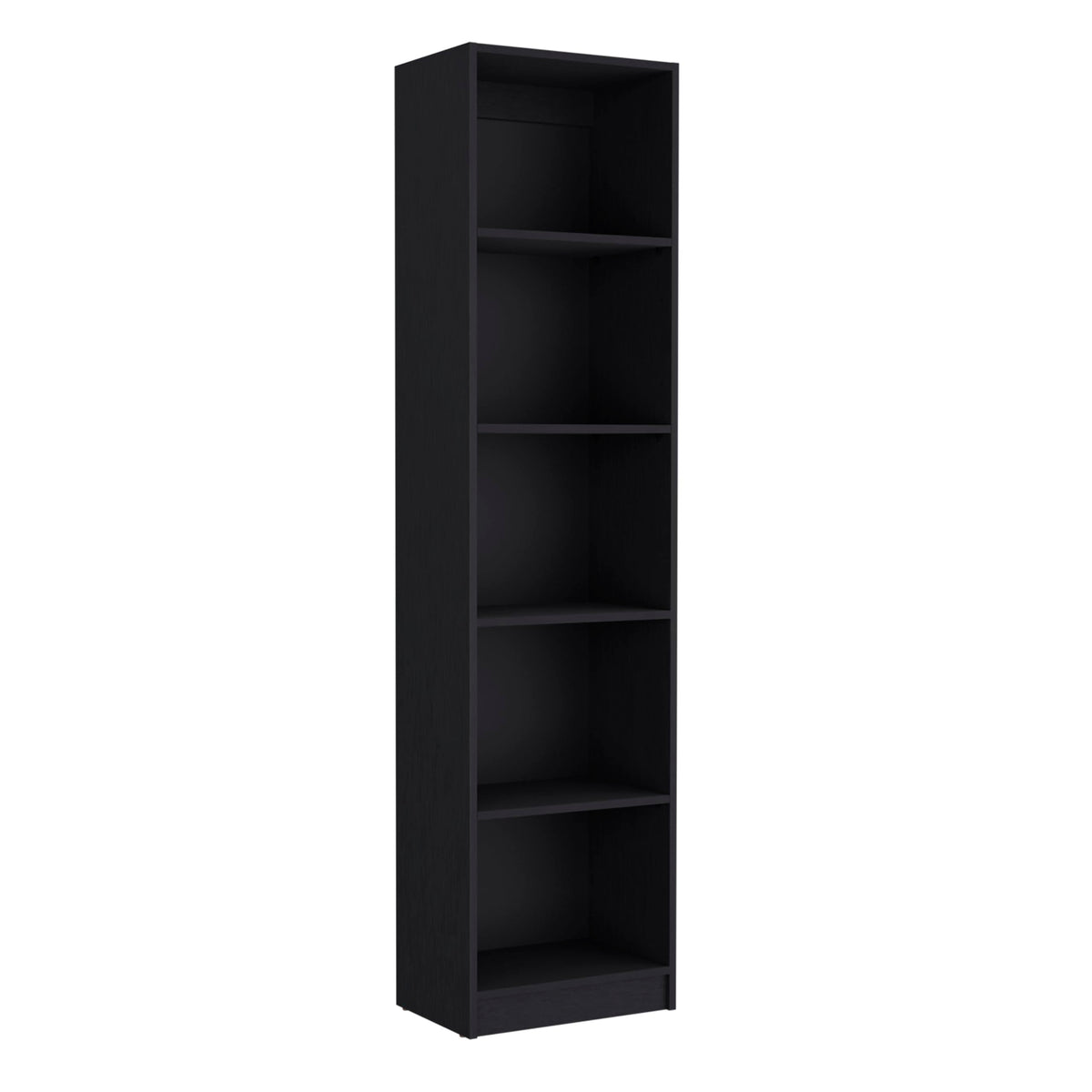 5 Tier Black Bookshelf E195