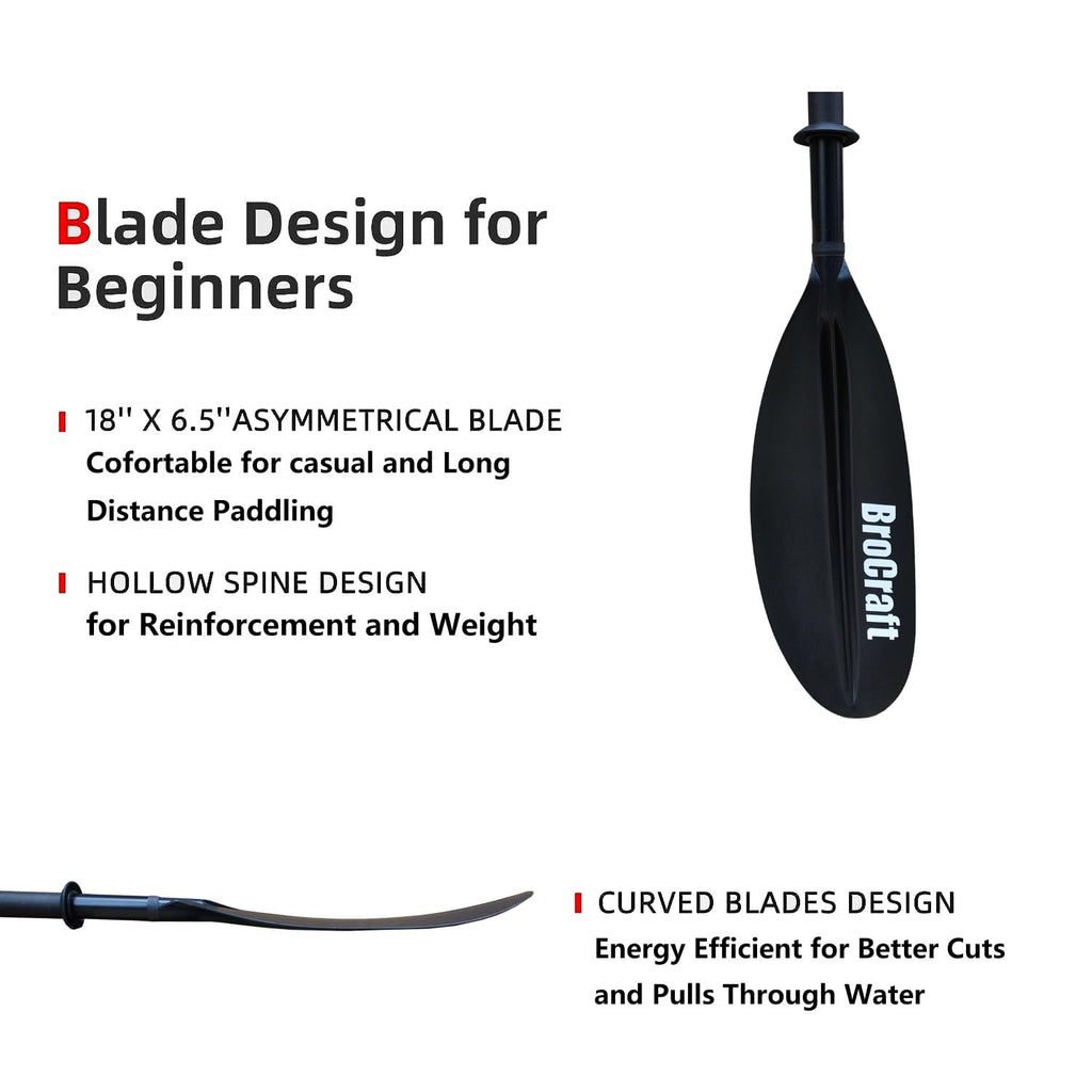 90.5 Inches Kayak Paddles with Paddle Leash V270830