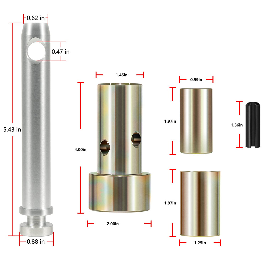 Quick Hitch Bushing Kit with Top Link Pin X802714