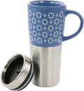 16oz Insulated Stoneware and Stainless Steel Travel Mug C385960