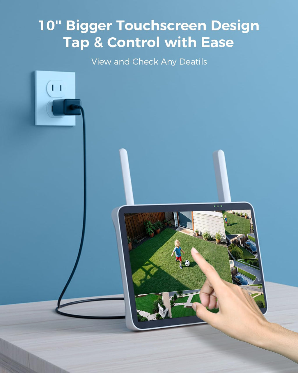 4MP Solar Wireless Outdoor Security Camera T874127