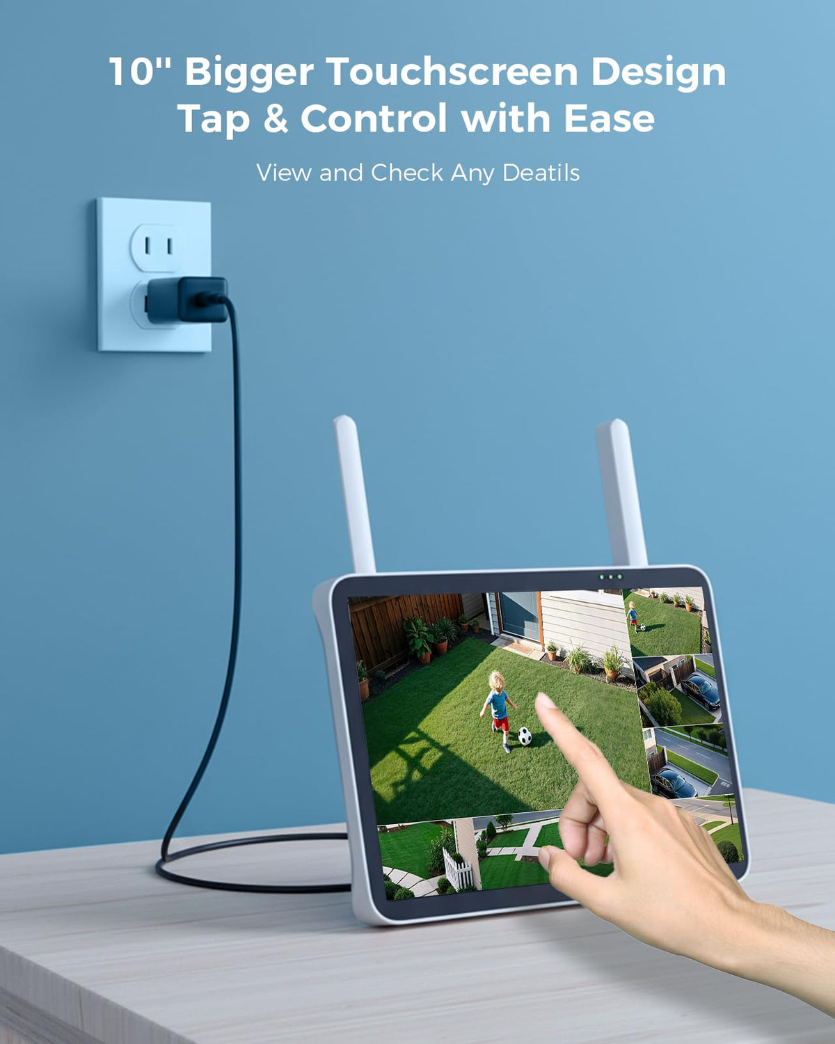 4MP Solar Wireless Outdoor Security Camera T874127