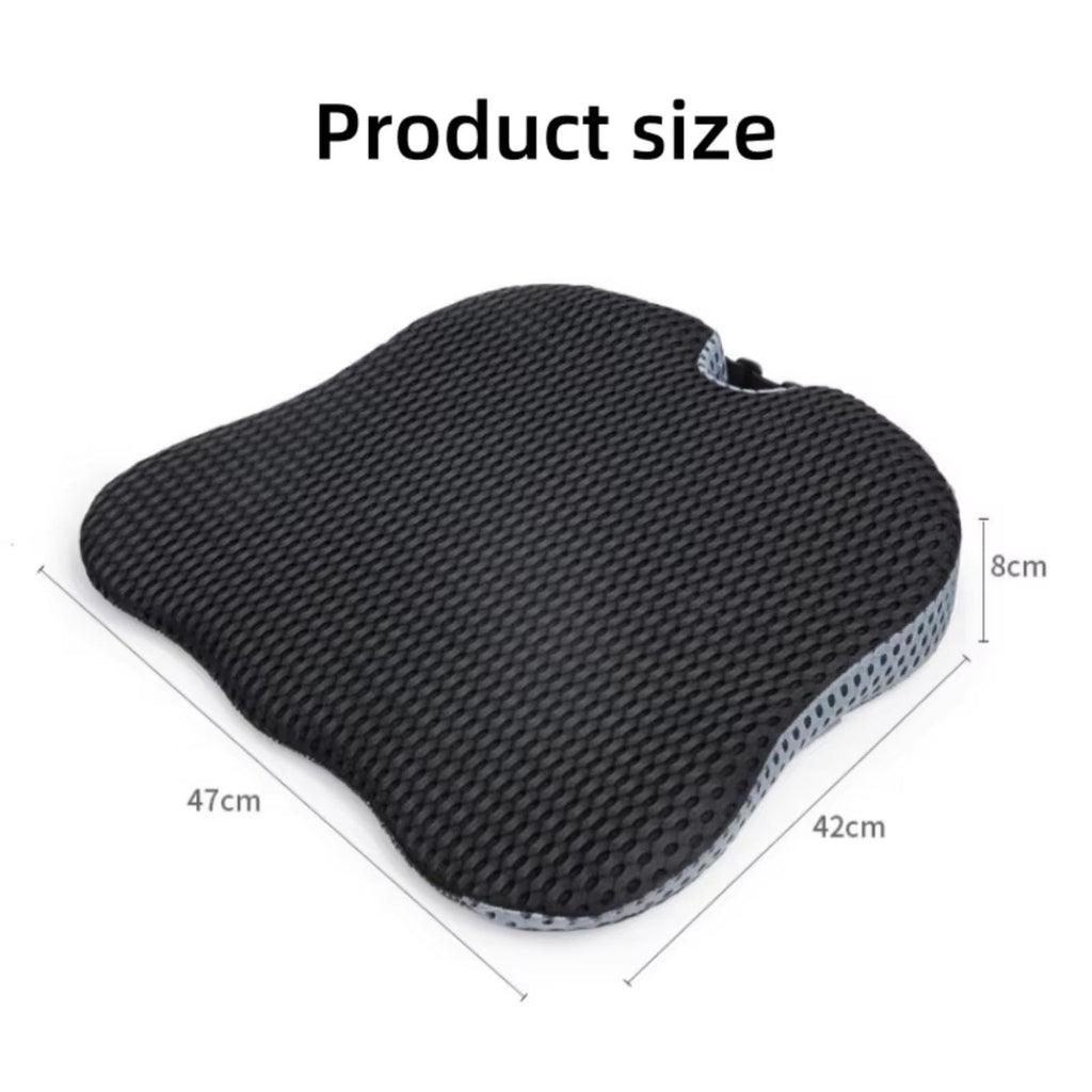 Memory Foam Grey Car Seat Booster Cushion J265