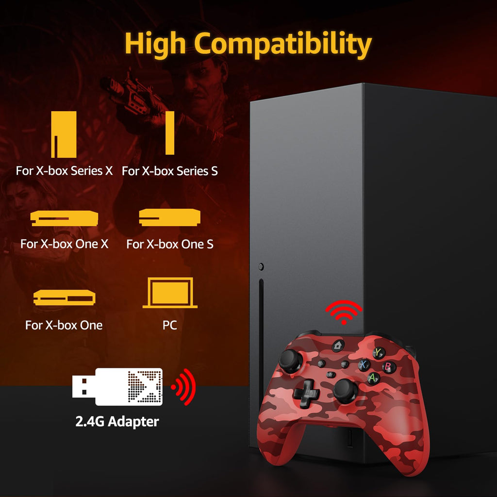 Wireless Controller for X-BOX One/PC Camo Red I6547