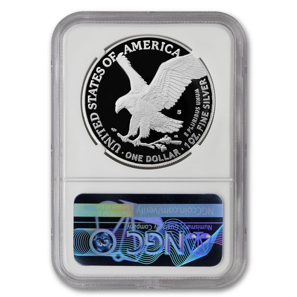 1 oz American Silver Eagle Coin PF-70 Ultra Cameo B9528