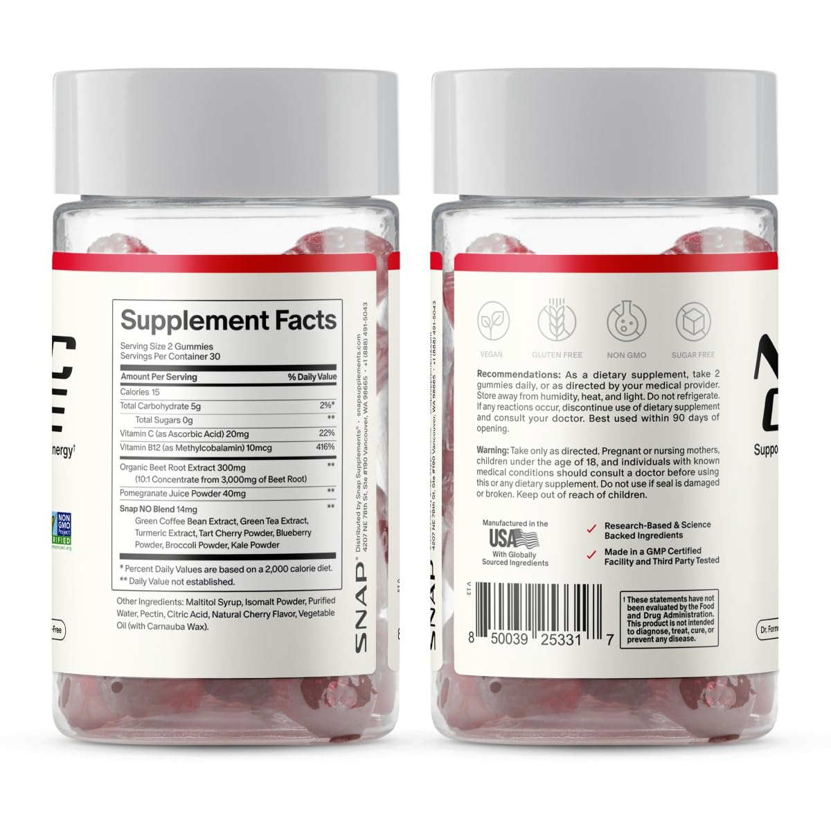 Cherry Beet Root Gummies E66856