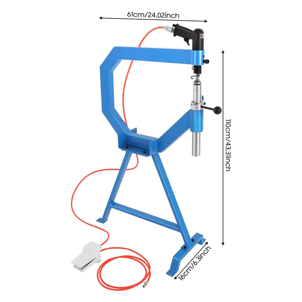Pneumatic Planishing Hammer with Pedal and Stand N122138
