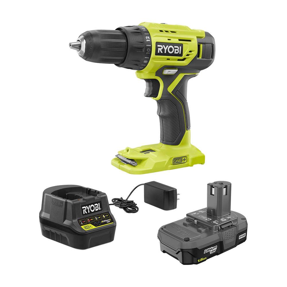 18-Volt Cordless 1/2 in. Drill/Driver Kit with Battery and Charger D624