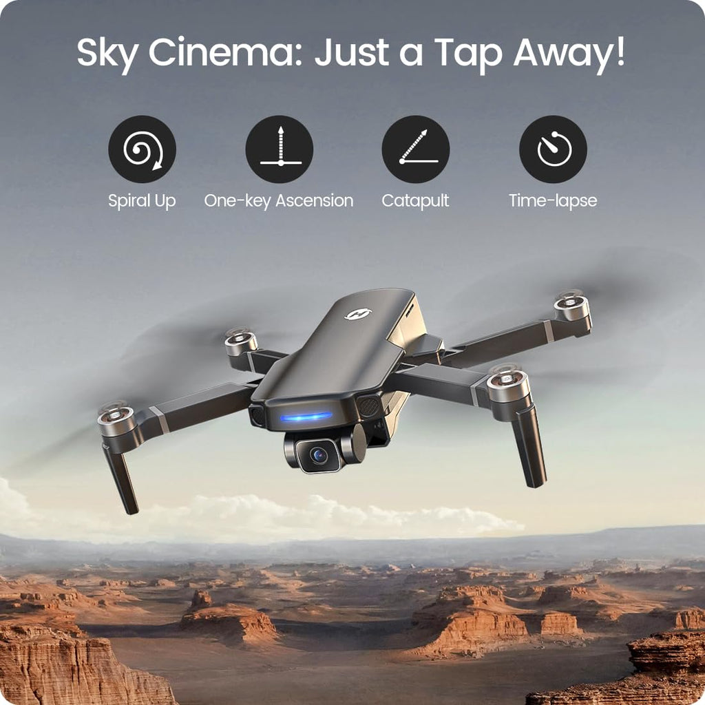 GPS 4K UHD Camera Foldable FPV RC Quadcopter T4799