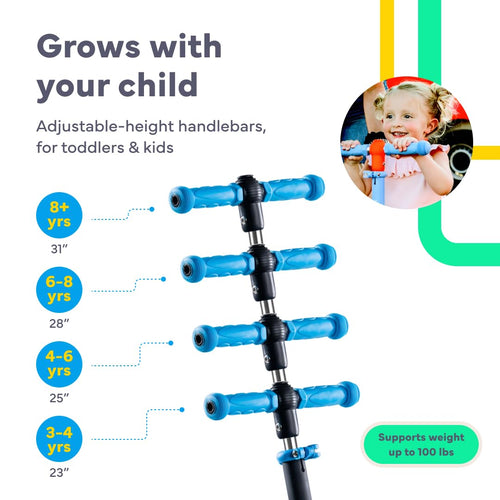 2-in-1 Kids Kick Scooter with Seat X804855
