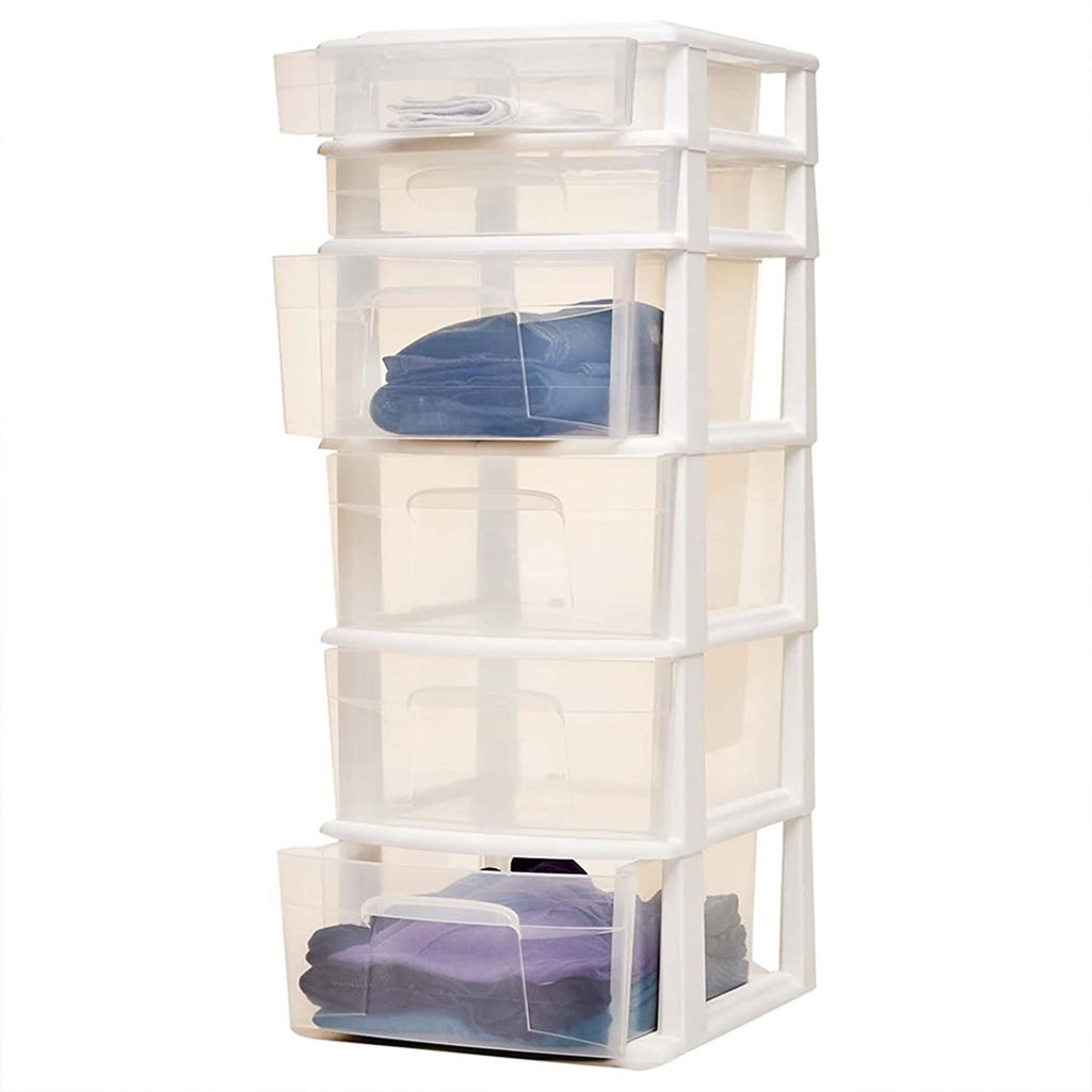 6 Drawer Plastic Storage Cart 2 Pack Z519750