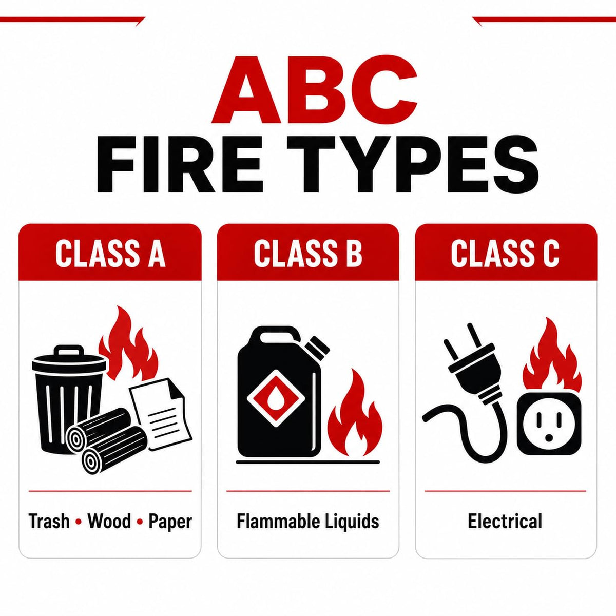 2.5 lb Rechargeable Dry Chemical Fire Extinguisher 4 Pack X69681
