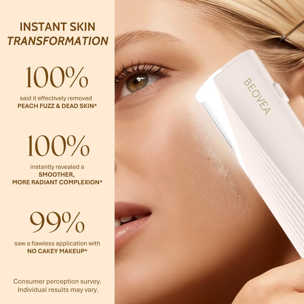 Rechargeable Dermaplaning Tool with LED Light D931