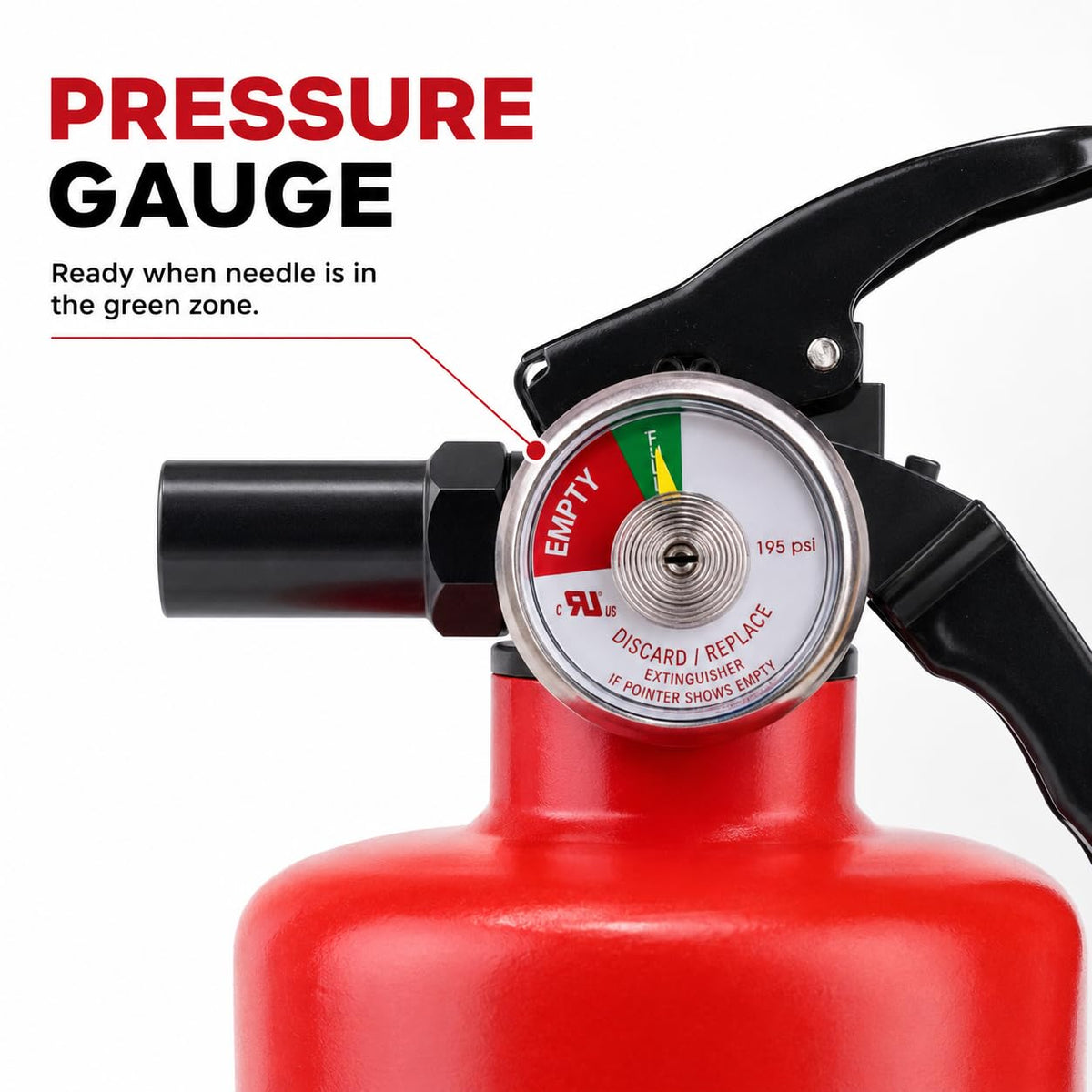 2.5 lb Rechargeable Dry Chemical Fire Extinguisher 4 Pack X69681