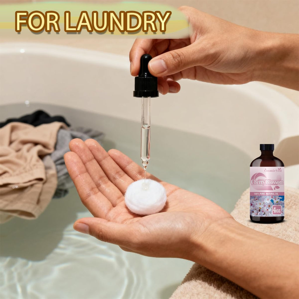 Lavender 4 Fl Oz and Cherry 16 Fl Oz Essential Oil H2581