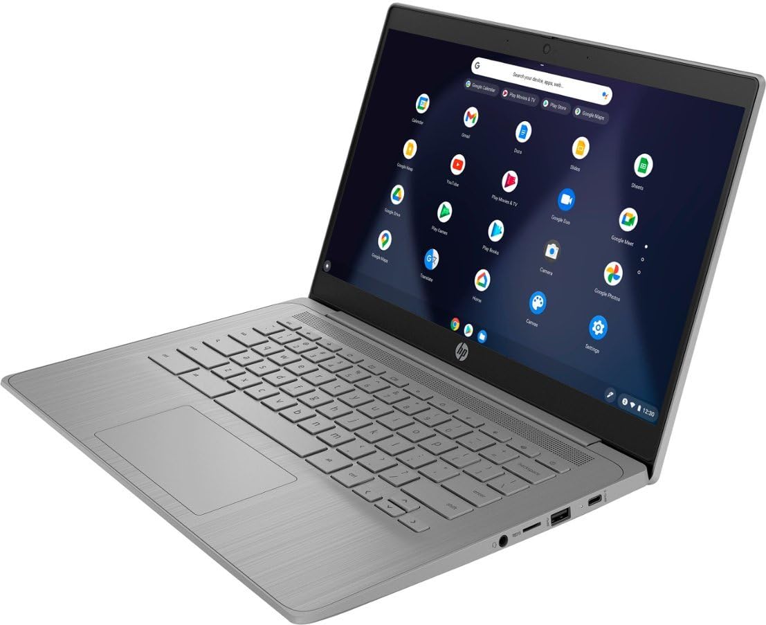 14 Inch Chromebook Laptop, Intel Celeron N4120, 4GB RAM, 128GB Storage, Gray B299567