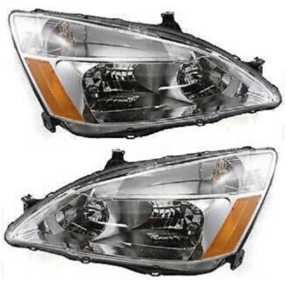 Headlight Set Left Right Clear Lens A950