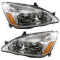 Headlight Set Left Right Clear Lens A950