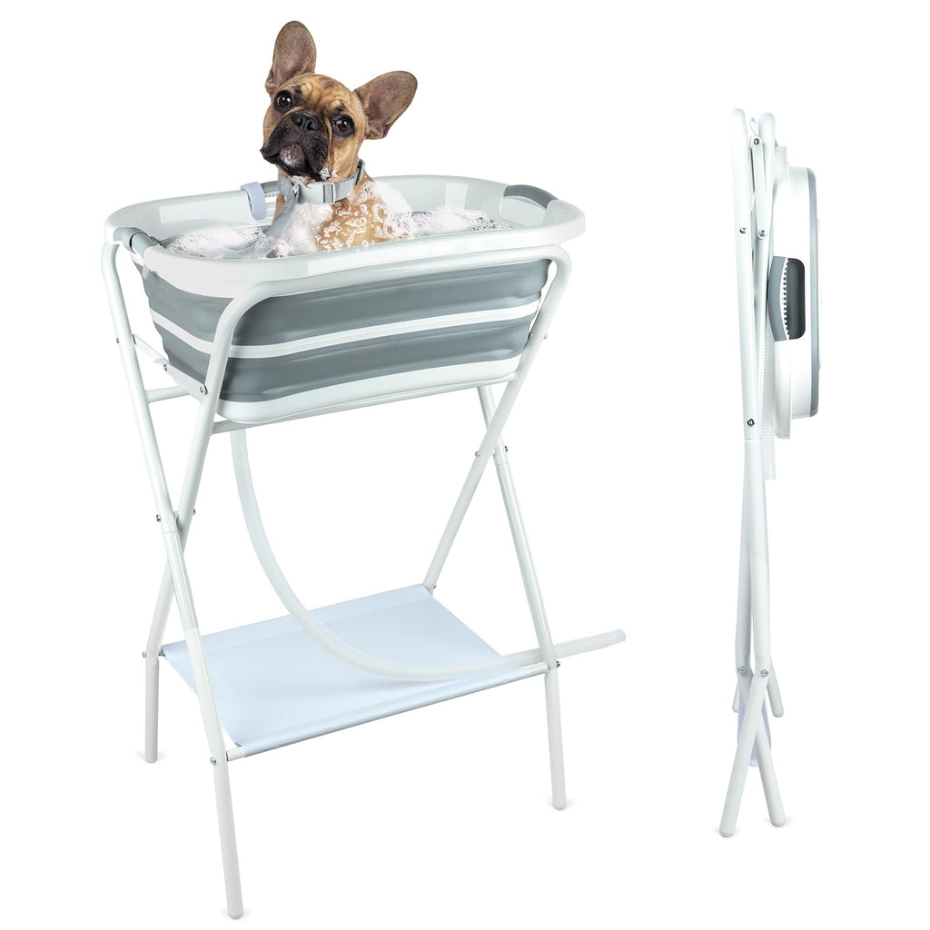 Portable Collapsible Dog Bathtub Y468671