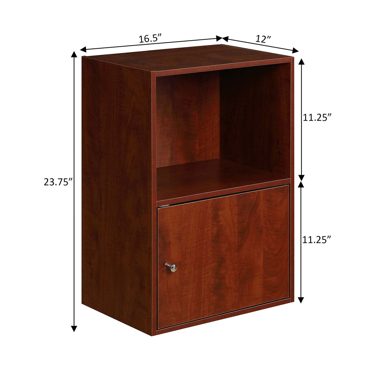 Cherry 1-Door Storage Cabinet G5657