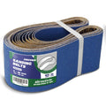 4" x 36" Zirconia Sanding Belts, 10 PCS Assorted Grits O3842