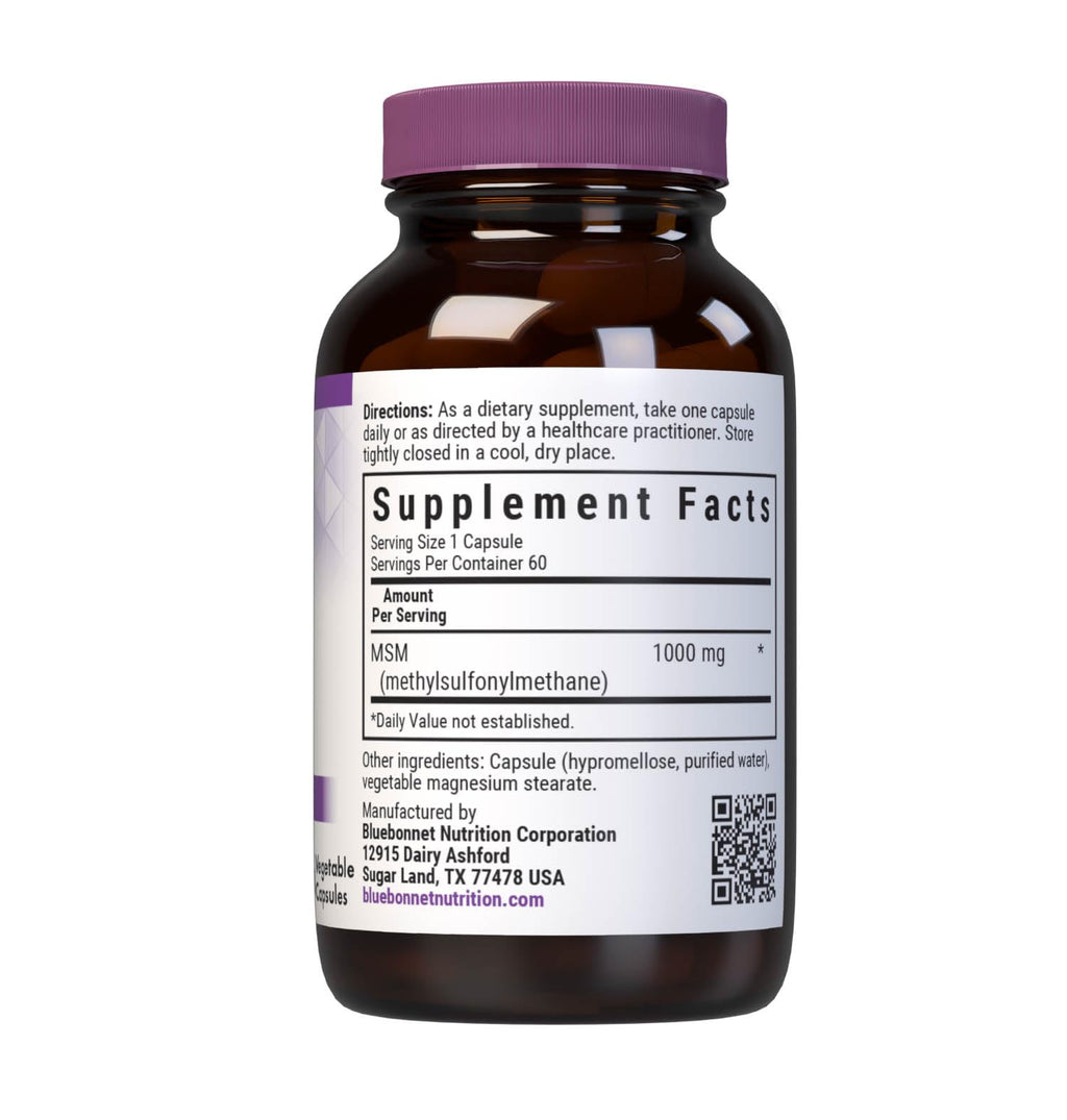 MSM 1000 mg 60 Vegetable Capsules W667