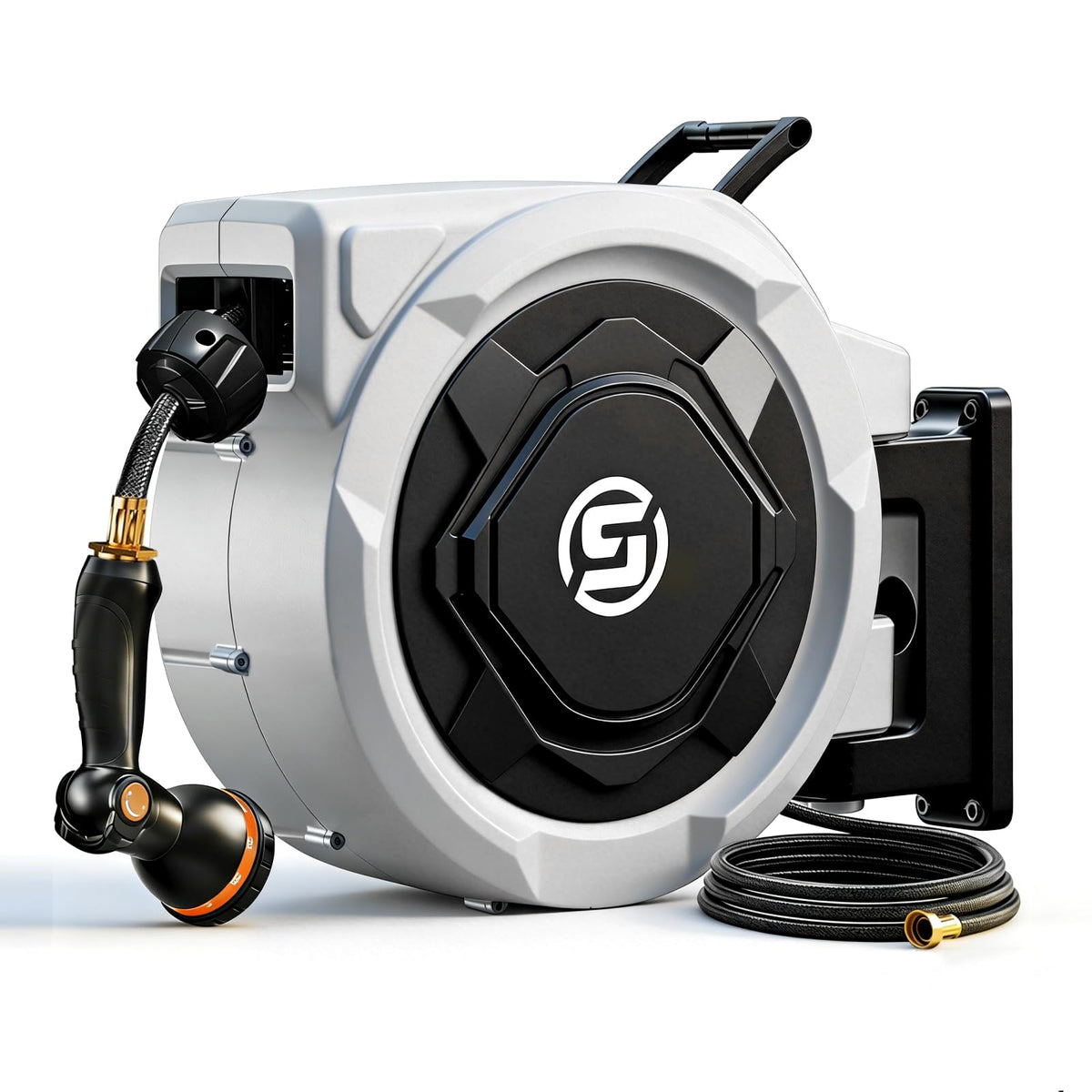 5/8in x 100ft Retractable Garden Hose Reel O68572