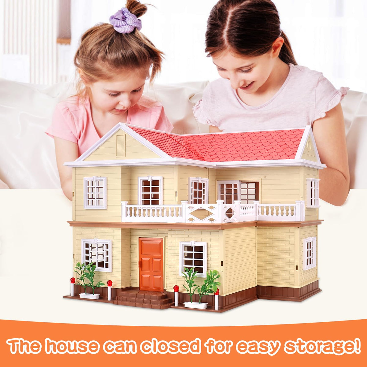 Cozy Cabin Doll House Playset W6753