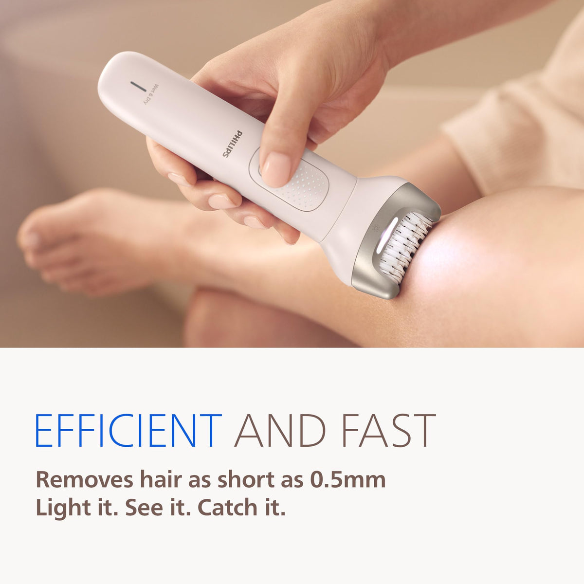 Cordless Wet and Dry Epilator with 7 Accessories X84730