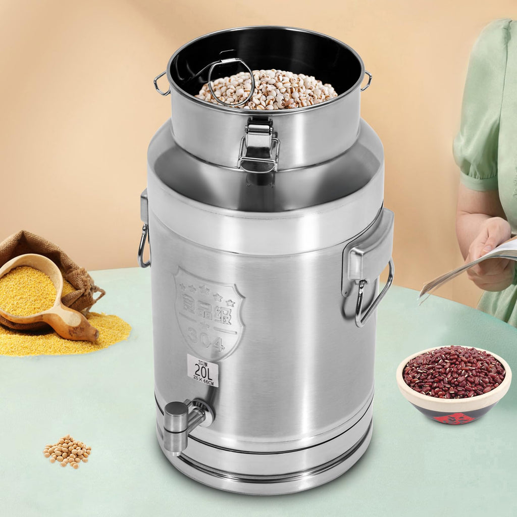 Stainless Steel 20L Milk Can with Faucet R800