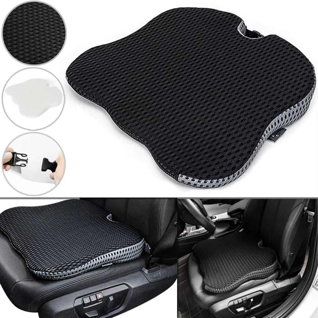 Memory Foam Grey Car Seat Booster Cushion J265