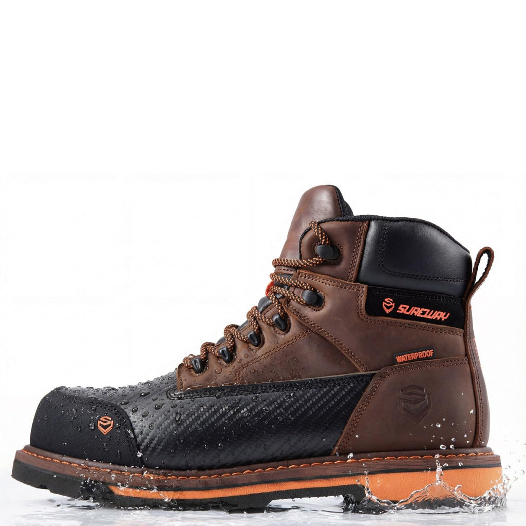 6in Waterproof Leather Work Boots L820