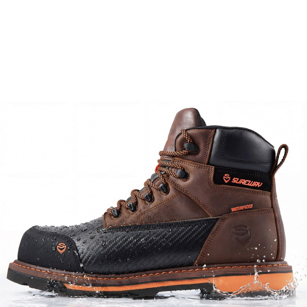 6in Waterproof Leather Work Boots L820