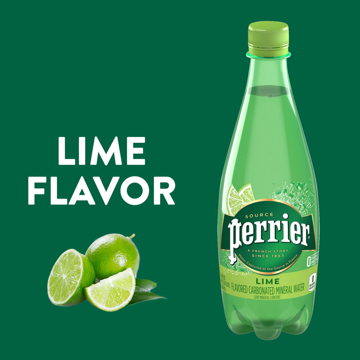 Lime Flavored Sparkling Water 16.9 FL OZ 24 Count T937620