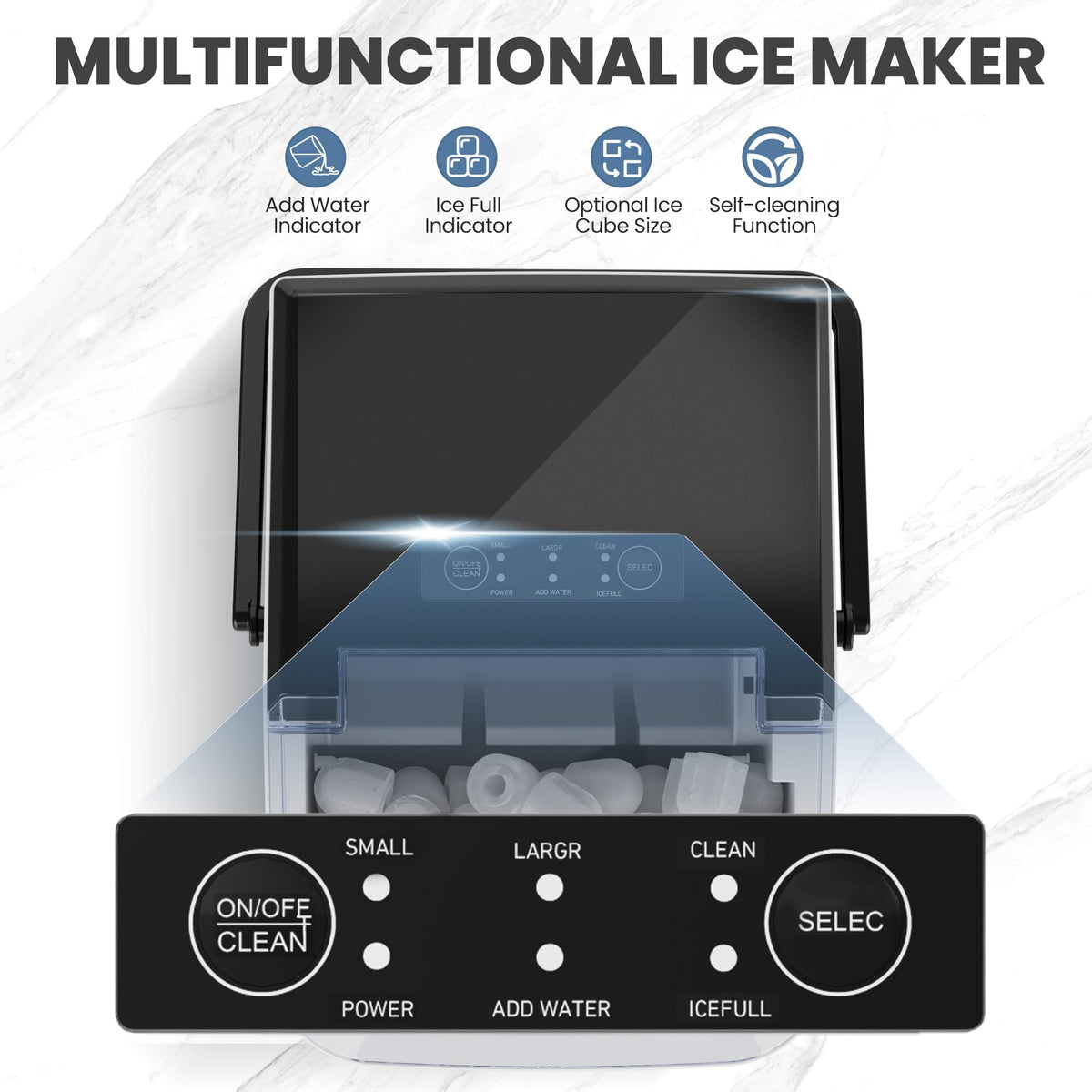 Portable Countertop Ice Maker Q539