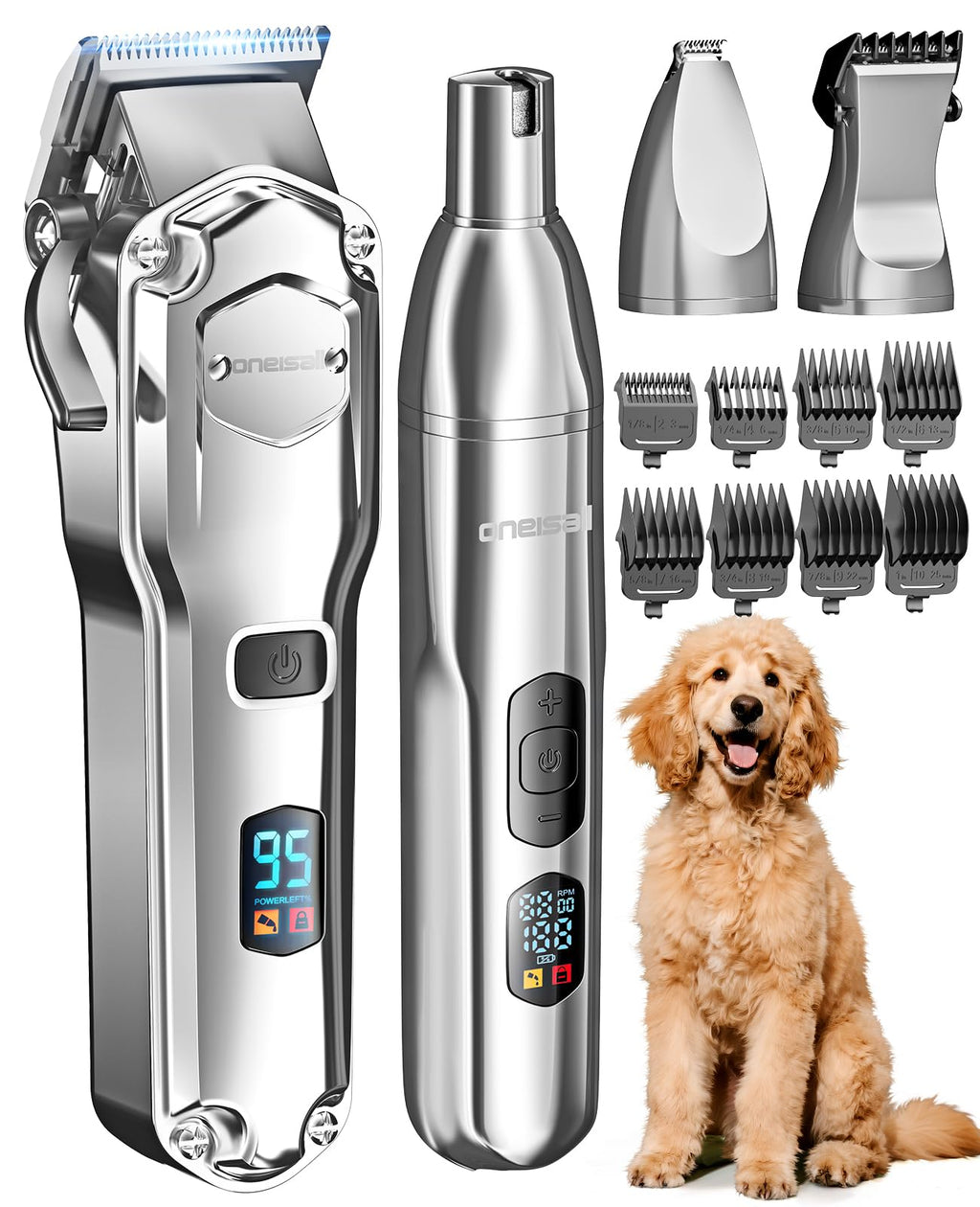 Dog Grooming Clippers 4-in-1 Kit Q337727