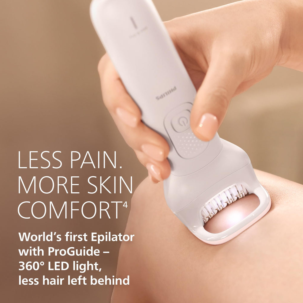Cordless Wet and Dry Epilator with 7 Accessories X84730