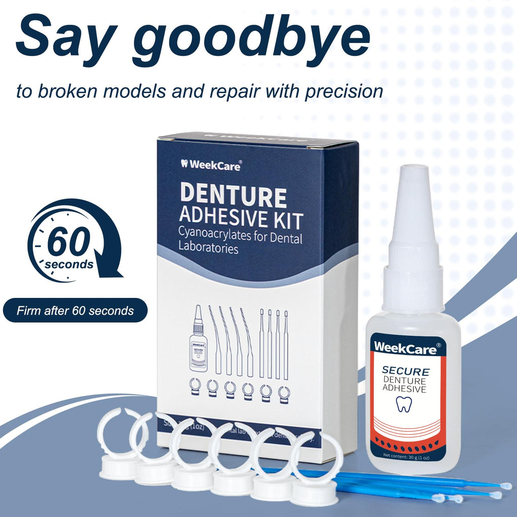 Denture Repair Glue 1oz Fast-Setting Adhesive E935