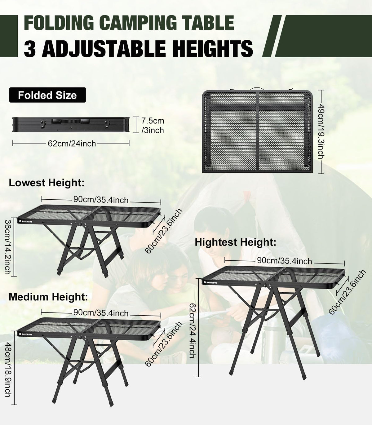 Portable Folding Grill Table J710