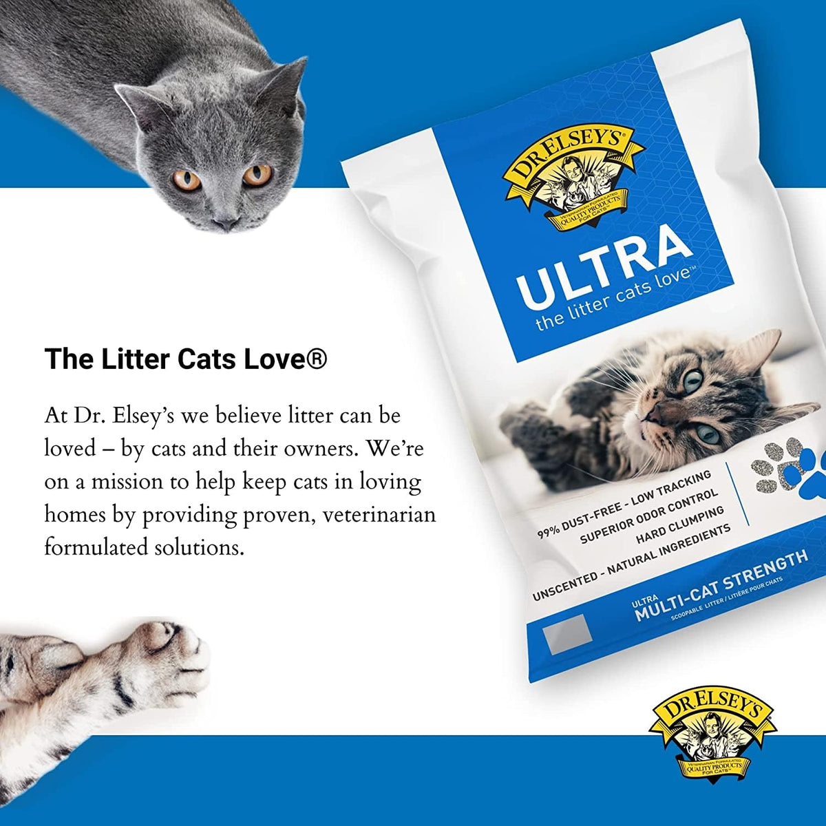 Clumping Clay Cat Litter 40 lb. Bag K5164