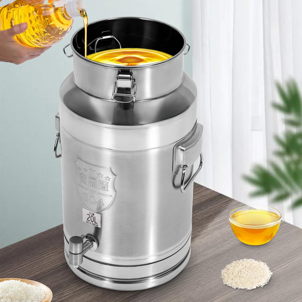 Stainless Steel 20L Milk Can with Faucet R800