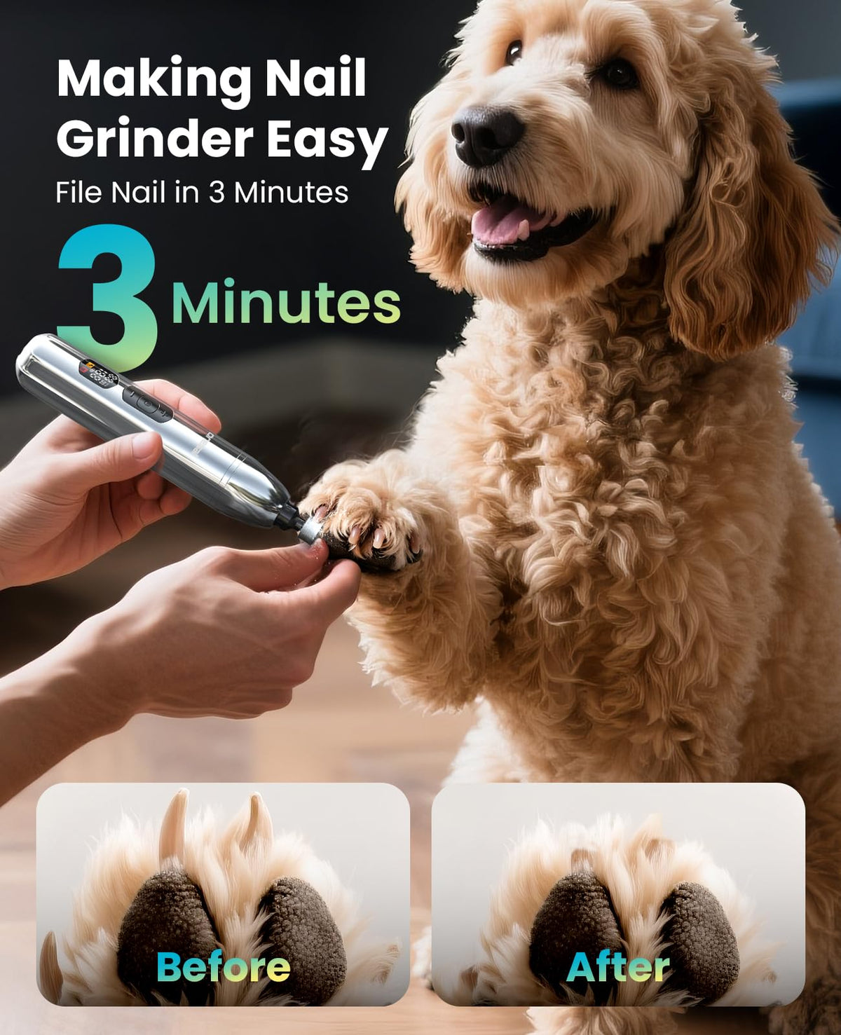 Dog Grooming Clippers 4-in-1 Kit Q337727