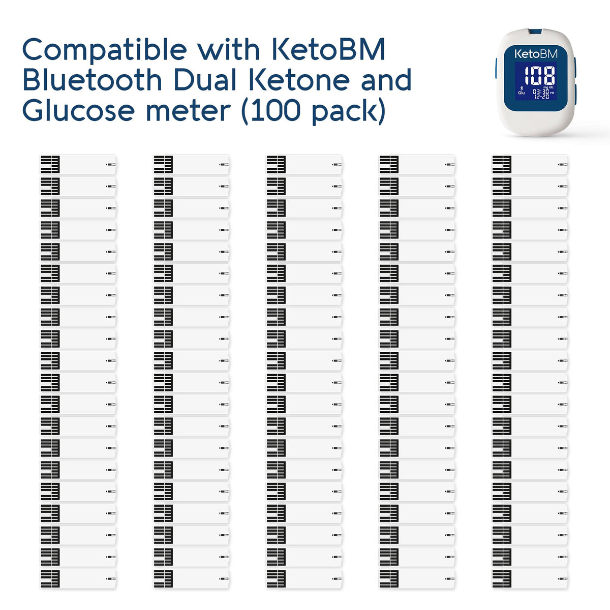 Blood Glucose Test Strips 100 Count Q566106